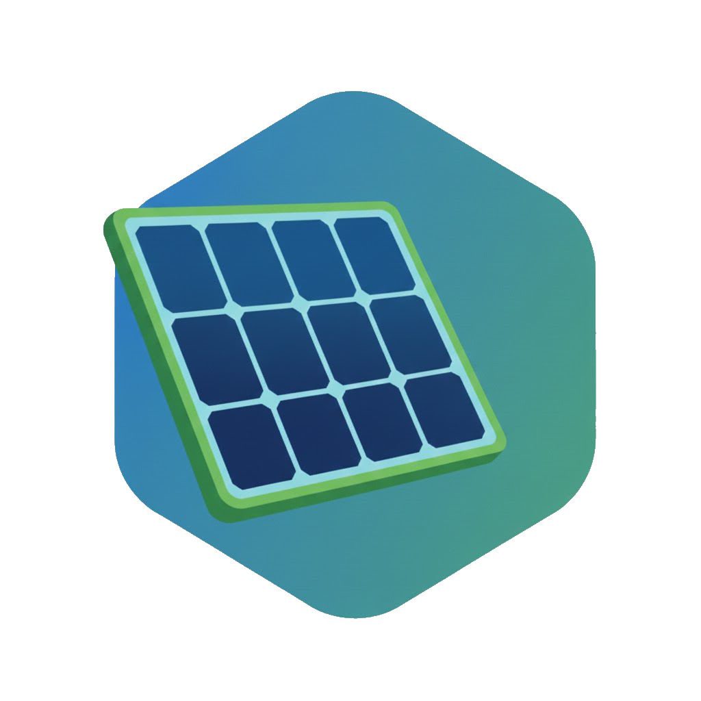 Icone simulateur photovoltaique