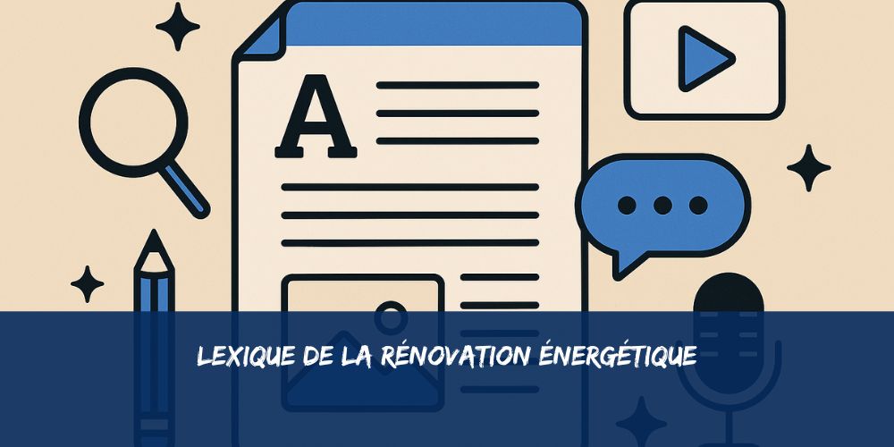Le lexique de la rénovation énergétique 1 Le lexique de la rénovation énergétique