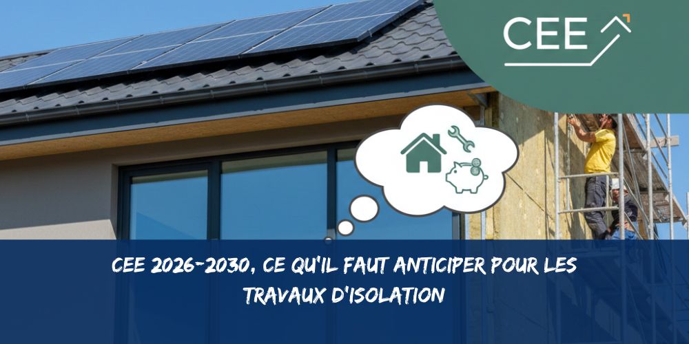 CEE 2026 les nouvelles aides isolation