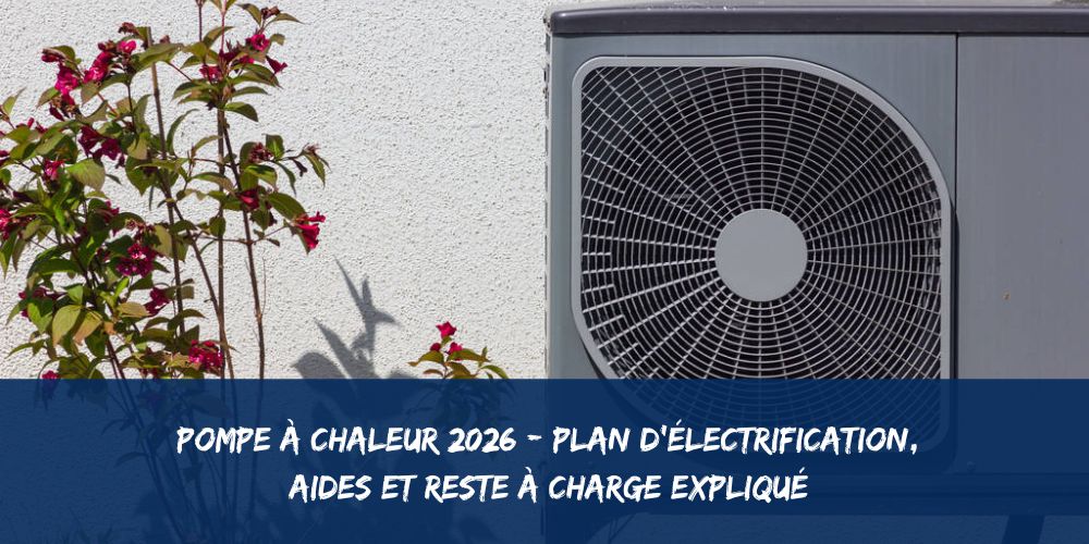 Pompe à chaleur 2026 : plan d&rsquo;électrification, aides et reste à charge expliqué